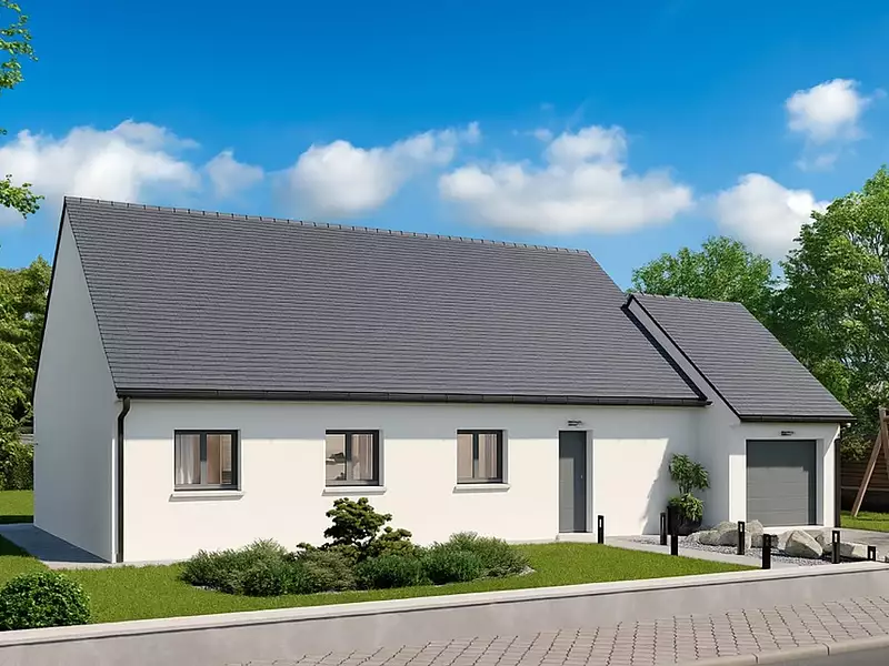 Maison neuve, 101 m² - Baralle (62860)