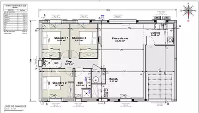 Maison neuve, 84 m²