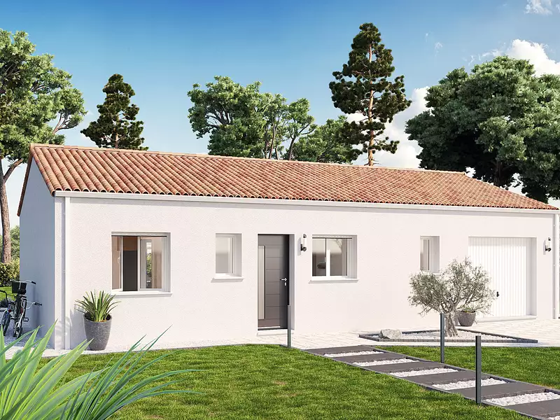 Maison neuve, 90 m² - Saint-Vincent-sur-Graon (85540)