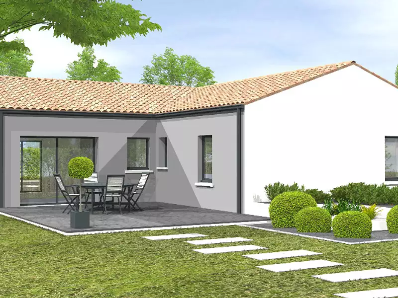 Maison neuve, 90 m² - Angles (85750)