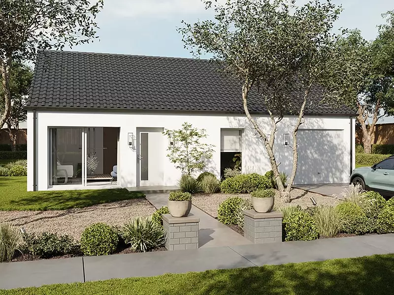 Maison neuve, 50 m² - Cerisiers (89320)