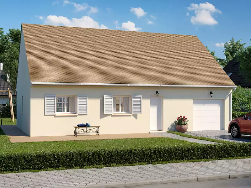 Maison neuve, 85 m² - Haravilliers (95640)