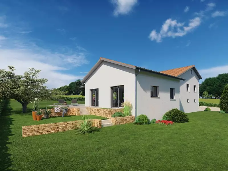 Maison neuve, 120 m² - Parcieux (01600)