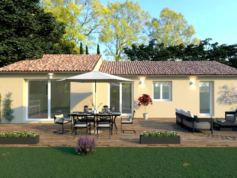 Maison neuve, 93 m² - Le Thoronet (83340)