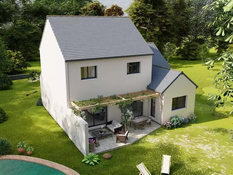 Maison neuve, 117,11 m² - Mouzeil (44850)