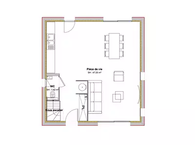 Maison neuve, 95 m²