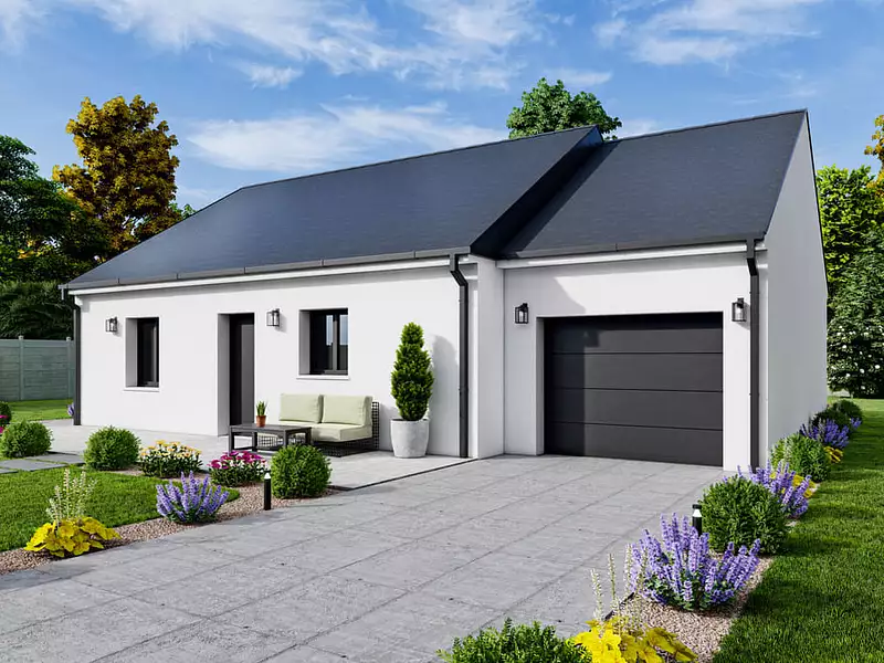 Maison neuve, 73 m² - Pernay (37230)