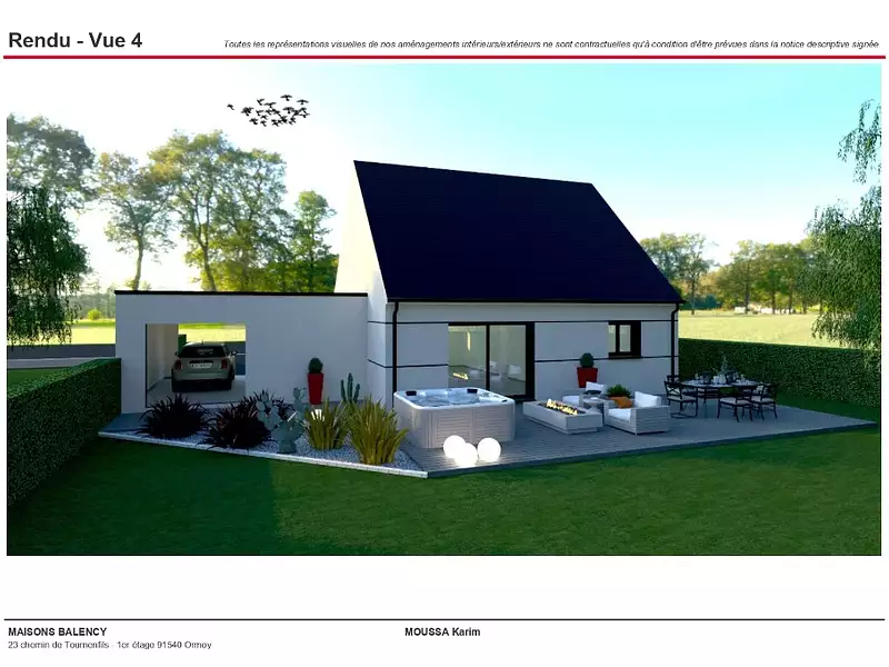 Maison neuve, 103 m² - Gometz-la-Ville (91400)