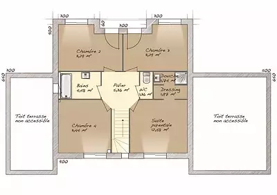 Maison neuve, 125 m²