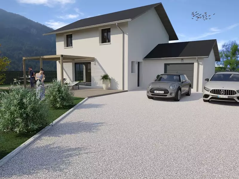 Maison neuve, 90 m² - La Rivière (38210)