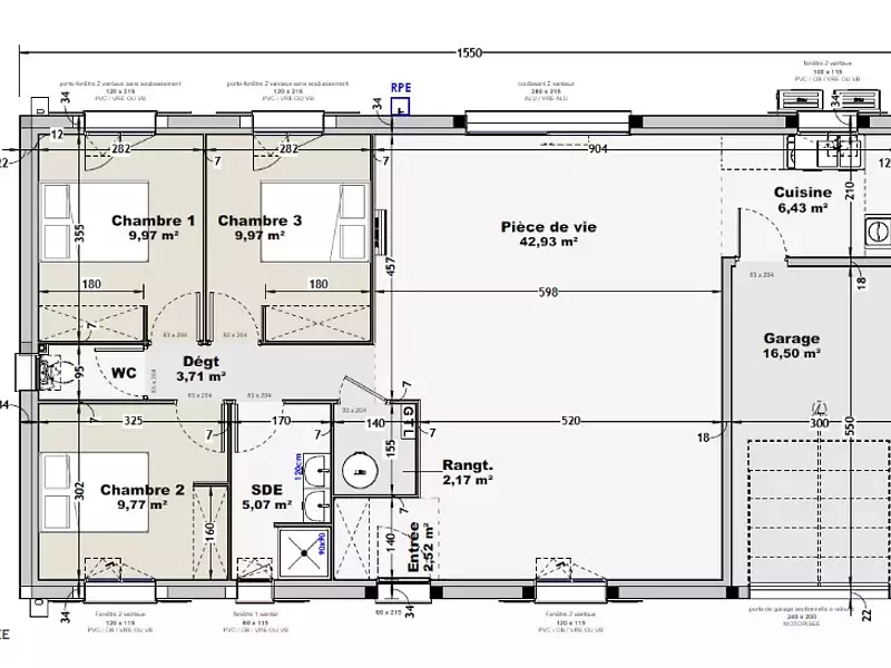 Maison neuve, 90 m² - Saint-Georges-de-Didonne (17110)