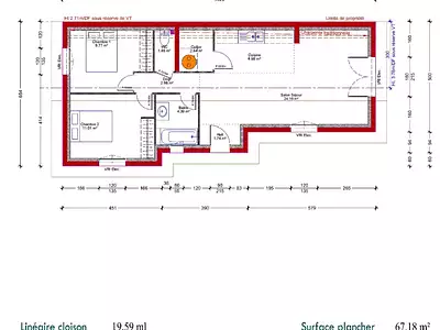 Maison neuve, 67 m²