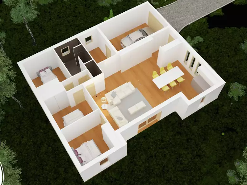 Maison neuve, 114 m² - Autun (71400)