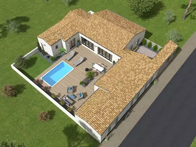 Maison neuve, 141 m² - Croix-Chapeau (17220)