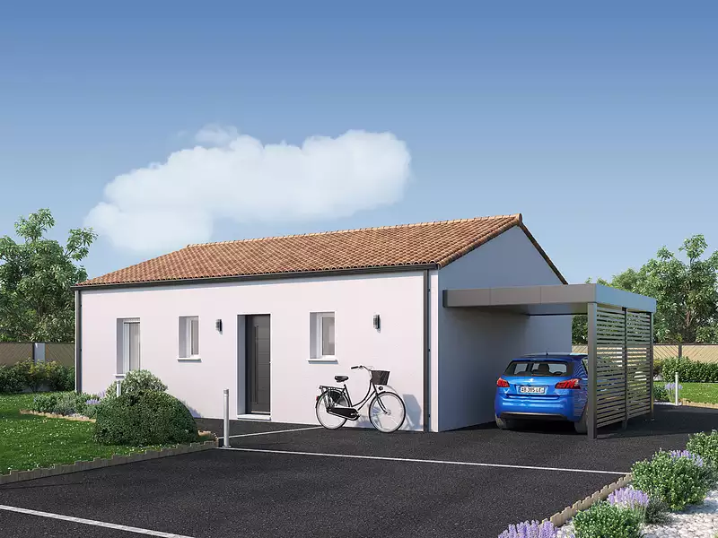 Maison neuve, 65 m² - Sainte-Flaive-des-Loups (85150)