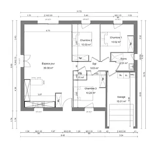 Maison neuve, 85 m²