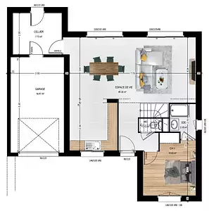 Maison neuve, 117 m²