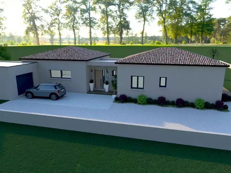 Maison neuve, 110 m² - Nans-les-Pins (83860)