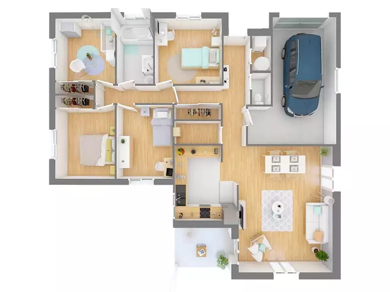 Maison neuve, 99 m² - Roderen (68800)