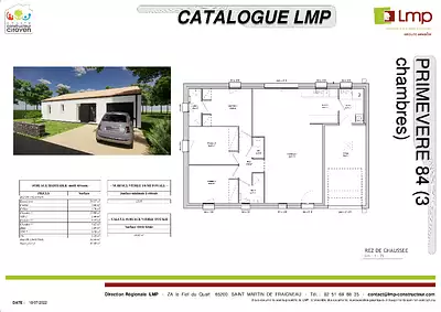 Maison neuve, 84 m²