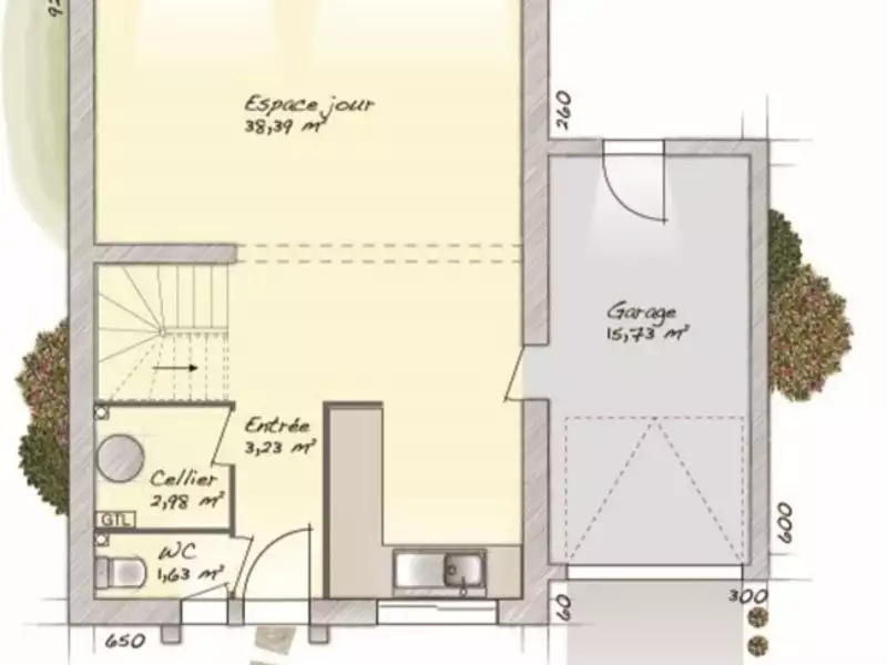 Maison neuve, 90 m² - Bièvres (91570)