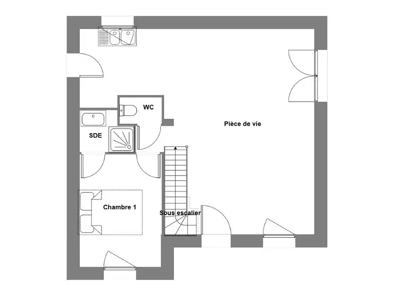 Maison neuve, 88 m² - Molac (56230)