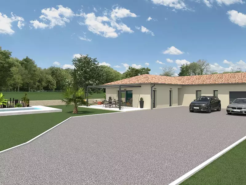 Maison neuve, 140 m² - Villeneuve (01480)