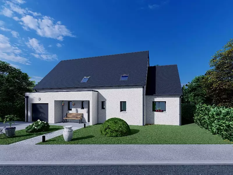 Maison neuve, 142 m² - Druye (37190)