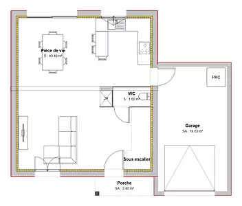 Maison neuve, 90 m²