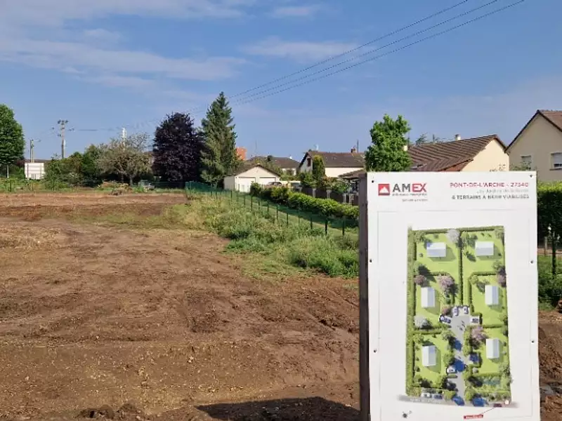 Terrain à bâtir, 607 m² - Pont-de-l'Arche (27340)