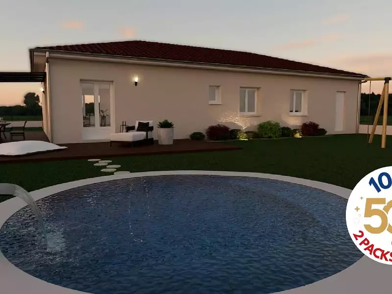 Maison neuve, 101 m² - Fleurville (71260)