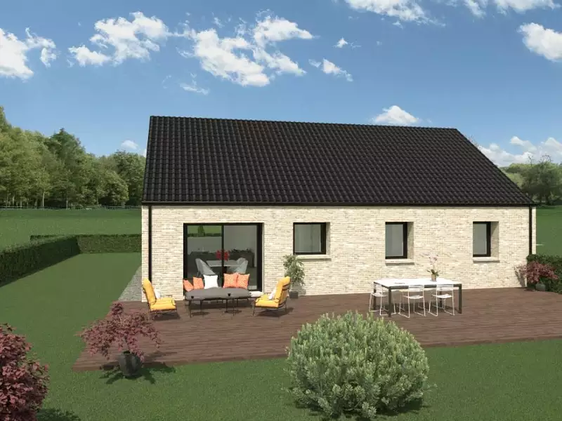 Maison neuve, 90 m² - Wormhout (59470)