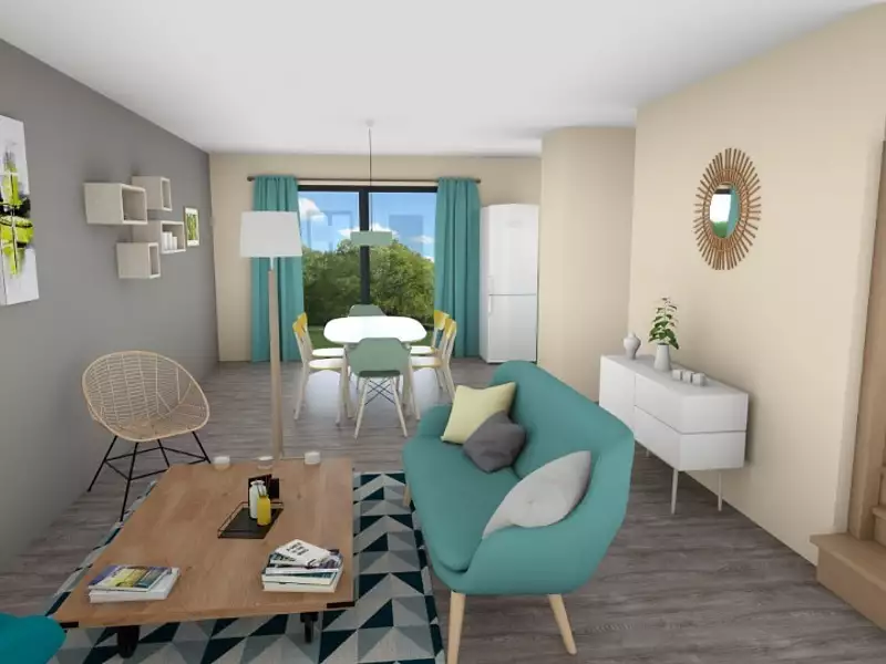 Maison neuve, 86 m² - Surville (27400)