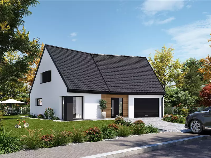 Maison neuve, 140,72 m² - Thue et Mue (14740)