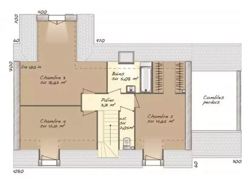 Maison neuve, 114 m² - Douville-sur-Andelle (27380)