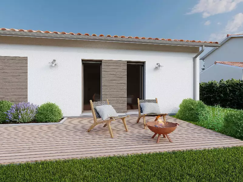 Maison neuve, 100 m² - Chaniers (17610)