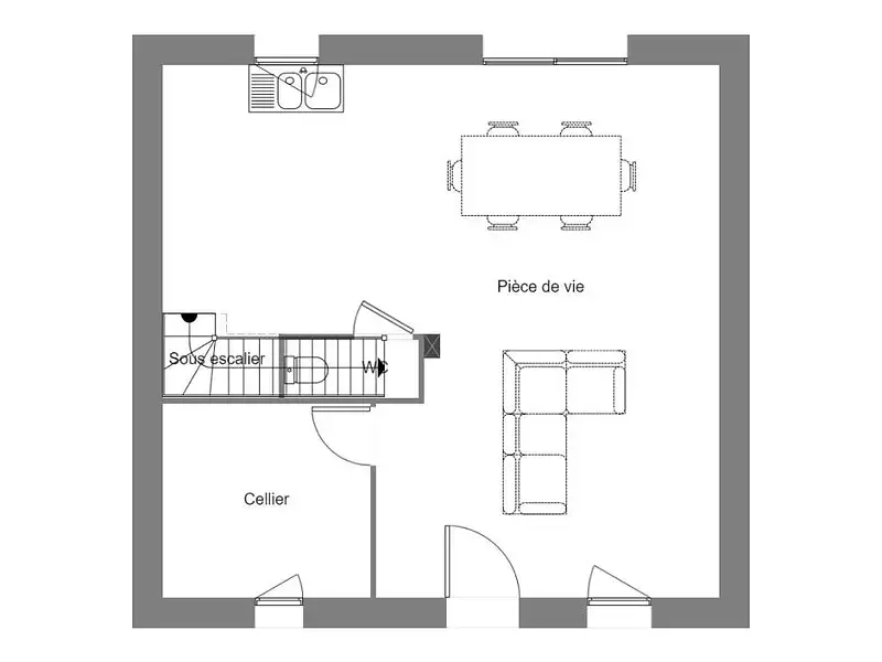Maison neuve, 88 m² - Fougères (35300)