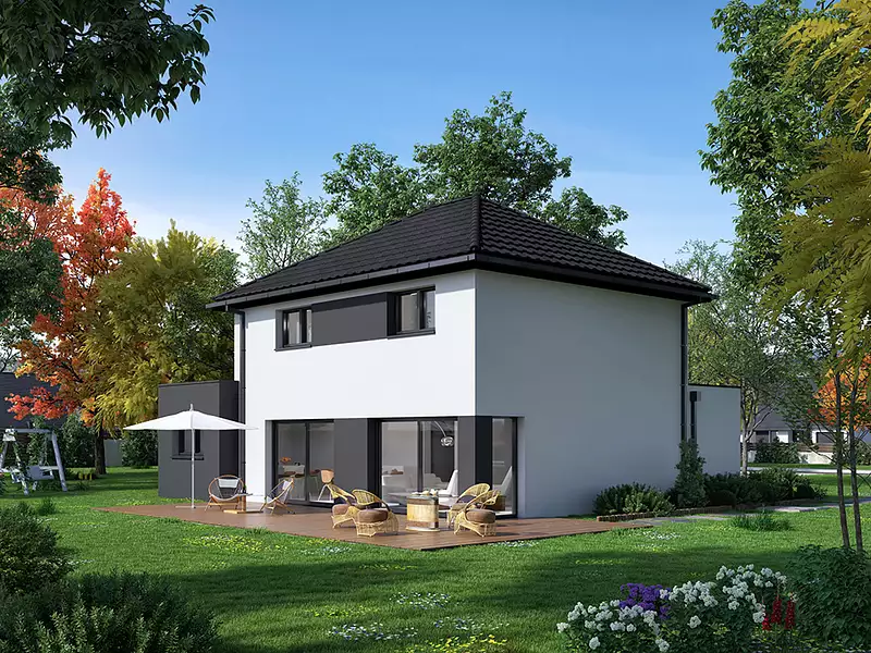 Maison neuve, 136,63 m² - Bernières-sur-Mer (14990)