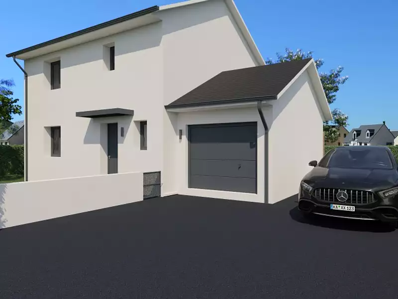 Maison neuve, 80 m² - Saint-Hilaire-du-Rosier (38840)