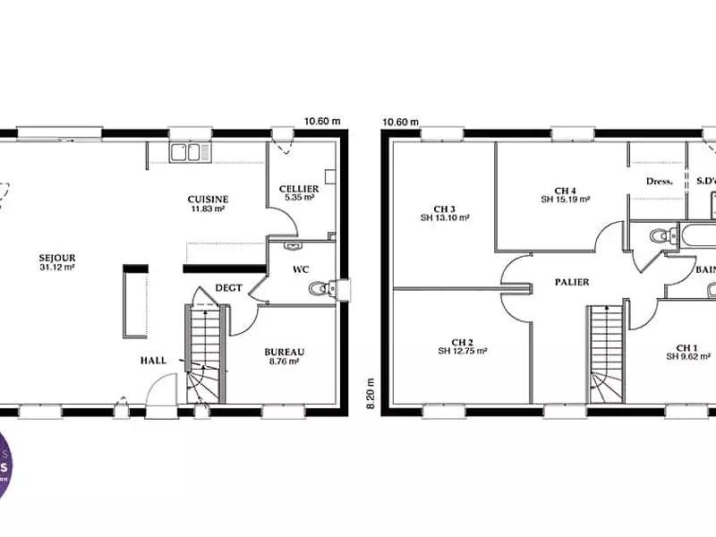 Maison neuve, 139 m² - Andilly (17230)