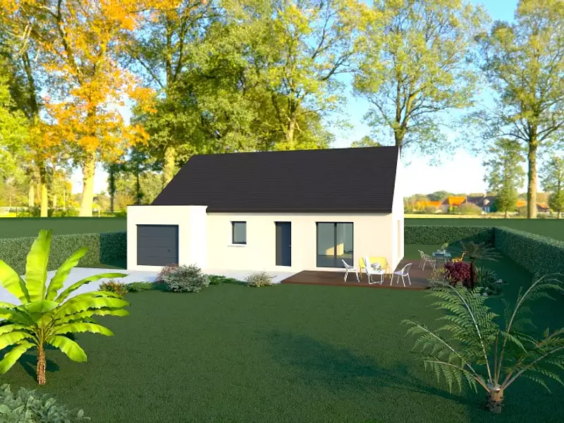 Maison neuve, 87 m² - Bavent (14860)