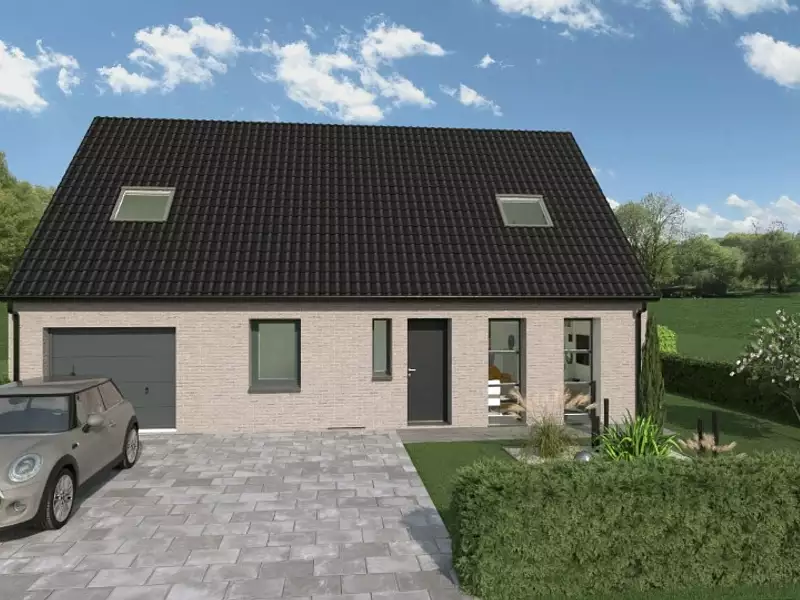 Maison neuve, 110 m² - Herzeele (59470)