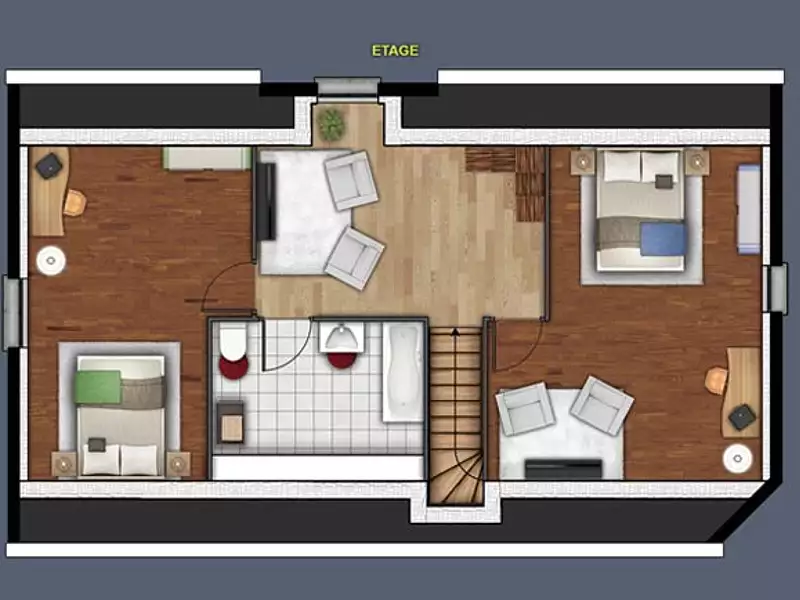 Maison neuve, 99 m² - Bouafles (27700)