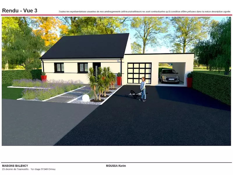 Maison neuve, 70 m² - Salins (77148)
