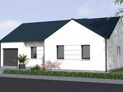 Maison neuve, 93,54 m² - Roiffé (86120)