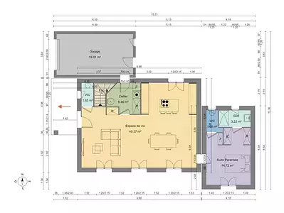 Maison neuve, 129 m²