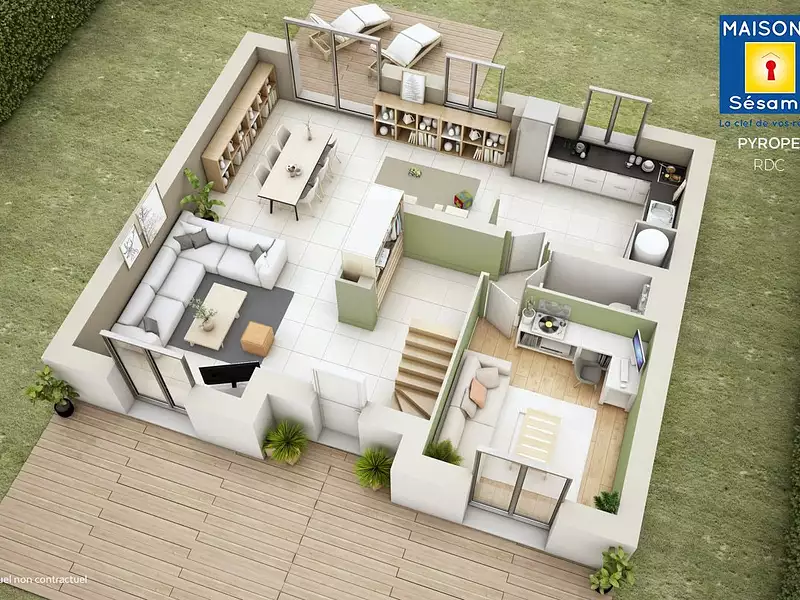 Maison neuve, 132 m² - Angerville (91670)