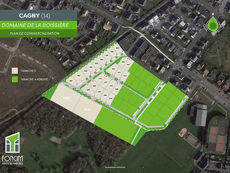 Terrain à bâtir, 423 m² - Cagny (14630)