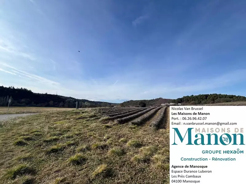 Terrain à bâtir, 662 m² - Roumoules (04500)