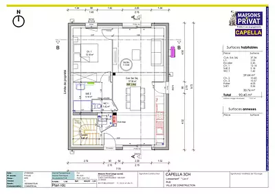 Maison neuve, 90 m²